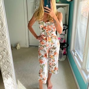 Floral & Lace Jumpsuit